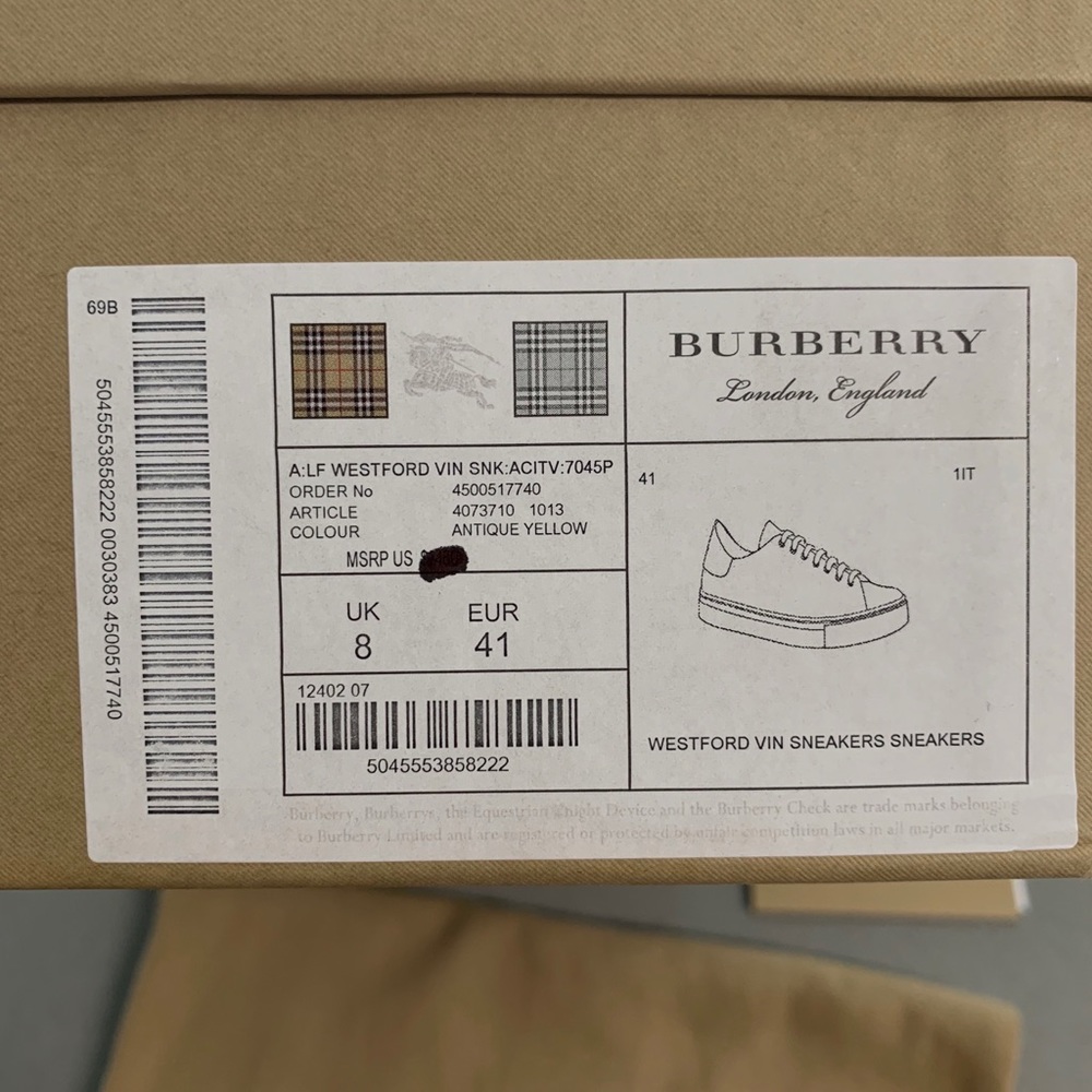 Burberry Sneakers - Picture 3 of 3